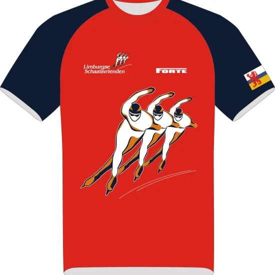 Forte Limburgse Schaatsvrienden Runningshirt