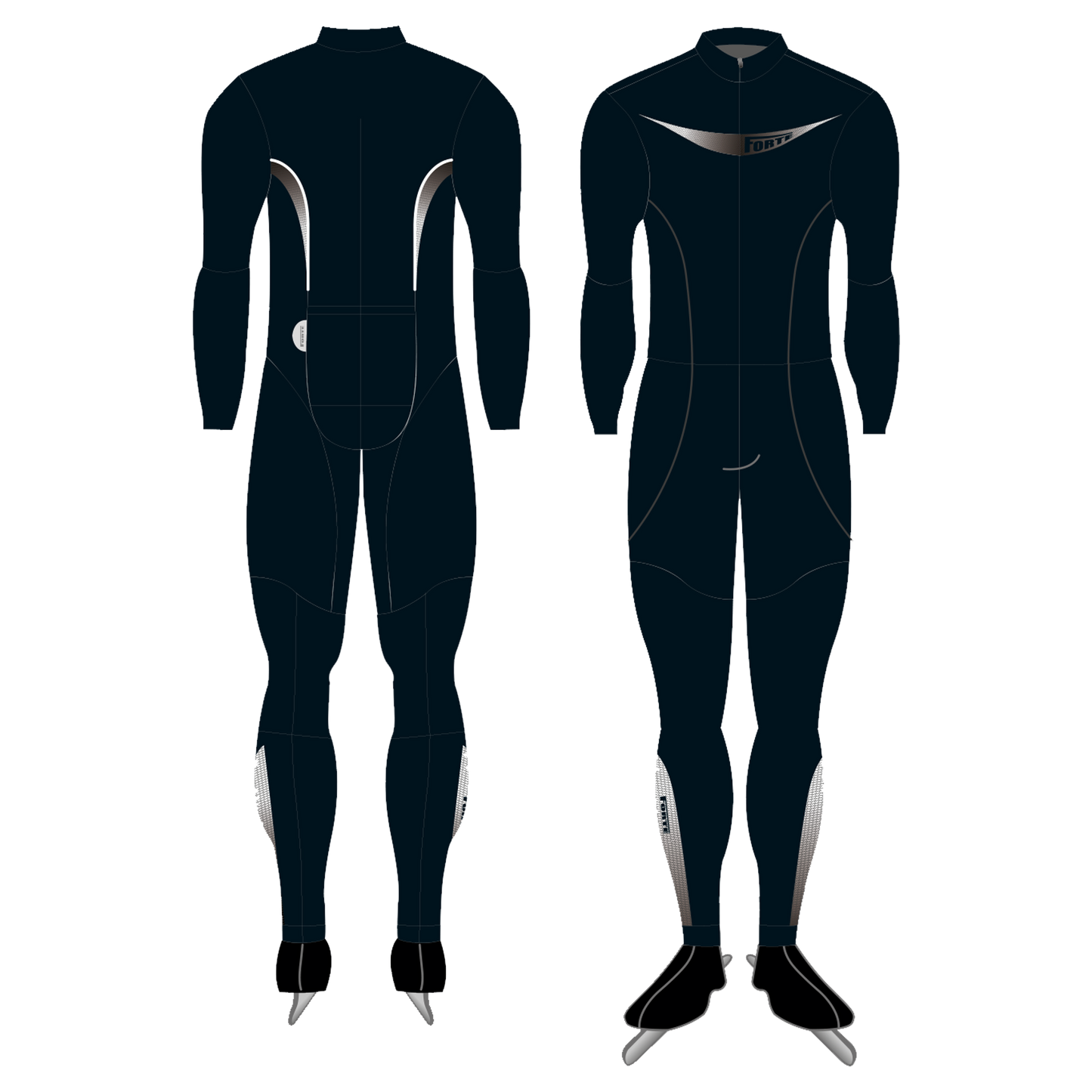 Lycra marathon schaatspak voor marathonschaatsen en ijsbaanactiviteiten