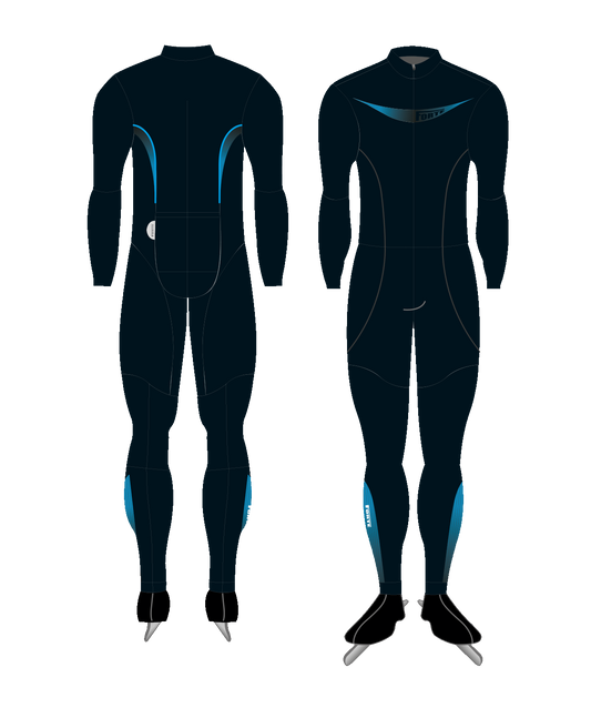 Schaatspak Marathon Lycra Blauw