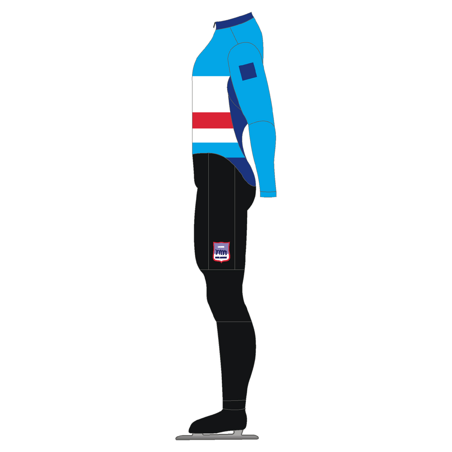 Marathonpak lycra IJsclub Kees Jongert – elastisch, aerodynamisch schaatspak voor snelheid en comfort tijdens lange marathons