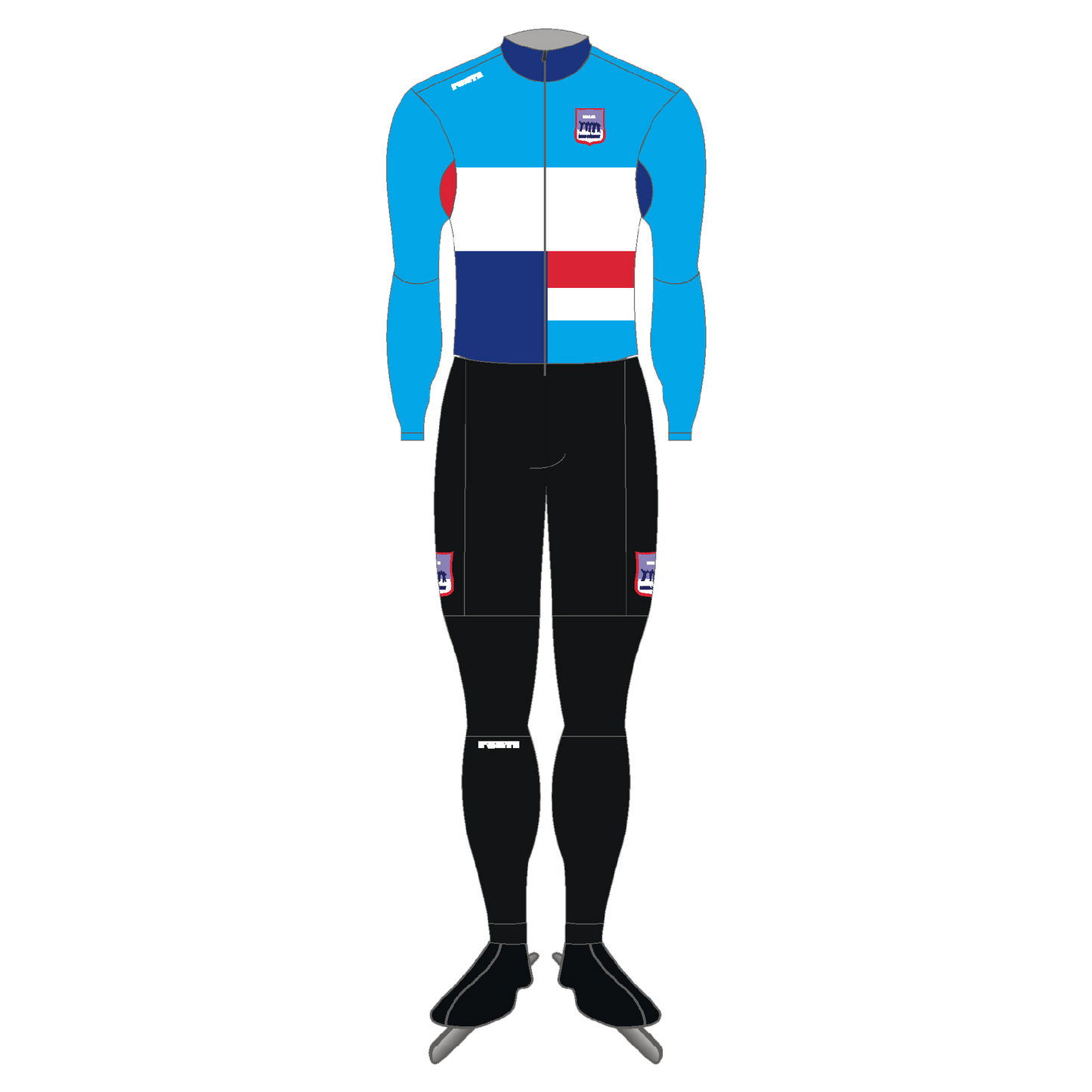 Marathonpak lycra IJsclub Kees Jongert – elastisch, aerodynamisch schaatspak voor snelheid en comfort tijdens lange marathons