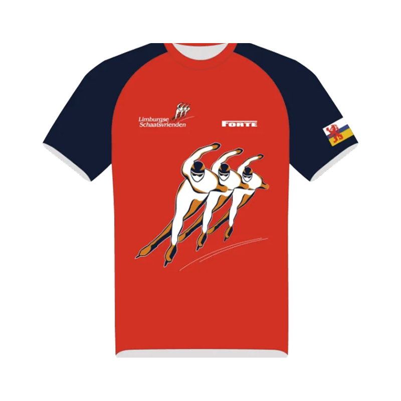 Runningshirt limburgse schaatsvrienden, perfect te dragen als hardloopshirt