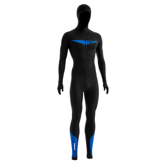 Professioneel lycra schaatspak met cap – aerodynamisch unisex schaatspak voor snelheid en comfort op het ijs
