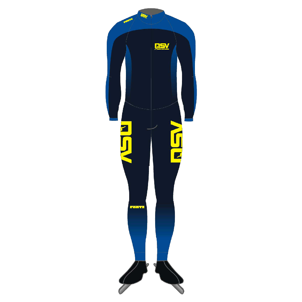 NSV thermo marathonpak voor langebaanschaatsen – warm, strak en isolerend schaatspak van de Nijmeegse Schaatsvereniging, ontworpen voor lange trainingen en wedstrijden in koude omstandigheden