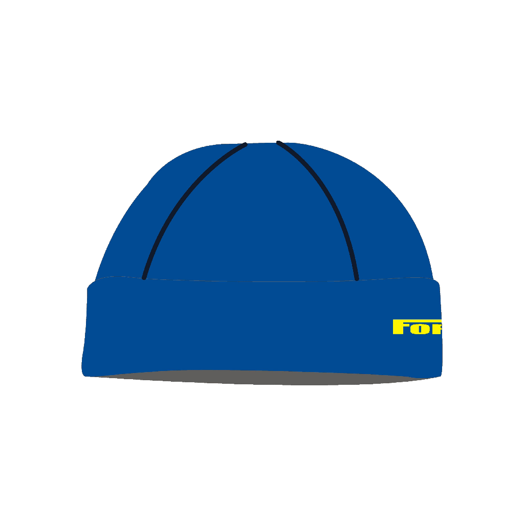 NSV muts voor langebaanschaatsen – warme en sportieve schaatsmuts met NSV-logo van de Nijmeegse Schaatsvereniging, perfect voor koude dagen op en rond de ijsbaan - zijkant