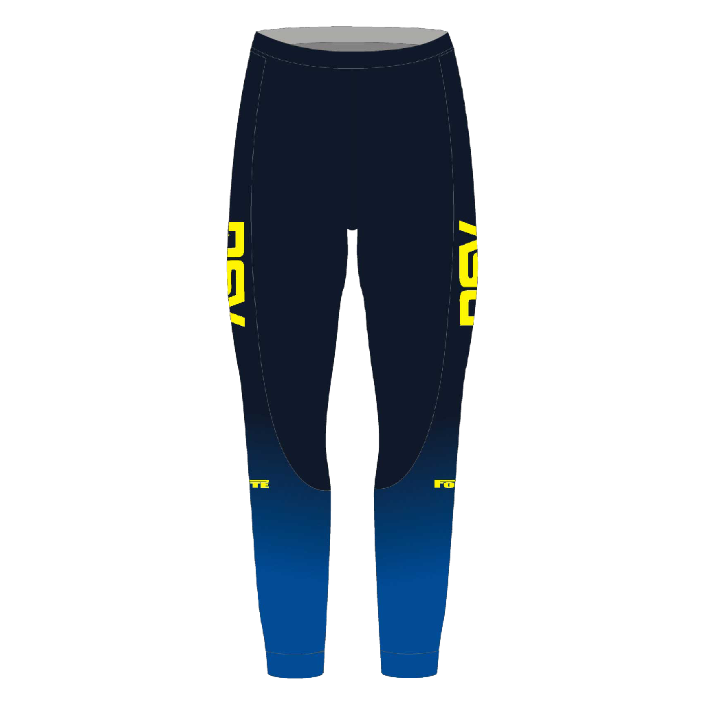 NSV thermo ritsbroek voor langebaanschaatsen – warme en praktische schaatsbroek met lange ritsen van de Nijmeegse Schaatsvereniging, ideaal voor snelle warming-up en afkoeling op de ijsbaan