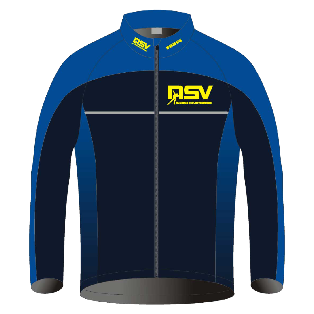 NSV thermojack voor kinderen – warm en winddicht schaatsjack van de Nijmeegse Schaatsvereniging, speciaal ontworpen voor jonge langebaanschaatsers tijdens koude trainingen op de 400-meterbaan