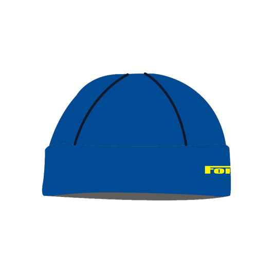 NSV muts voor shorttrack – warme en sportieve schaatsmuts met NSV-logo van de Nijmeegse Schaatsvereniging, ideaal voor koude trainingsdagen op en naast het ijs - zijkant