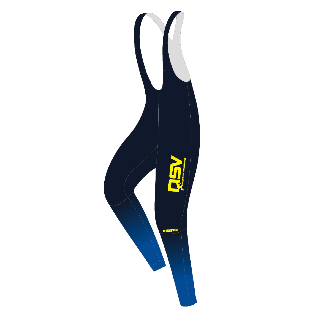 NSV thermo salopette voor shorttrack – comfortabele en isolerende schaatsbroek met bretels van de Nijmeegse Schaatsvereniging, ontworpen voor optimale bewegingsvrijheid op het ijs - zijaanzicht