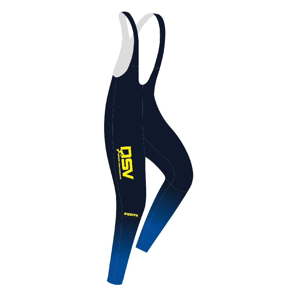 NSV thermo salopette voor shorttrack – comfortabele en isolerende schaatsbroek met bretels van de Nijmeegse Schaatsvereniging, ontworpen voor optimale bewegingsvrijheid op het ijs