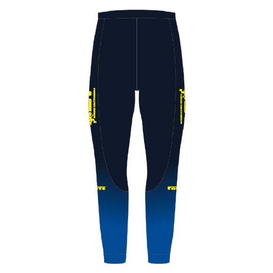 NSV thermo taille voor kinderen – warme en elastische shorttrackbroek van de Nijmeegse Schaatsvereniging, speciaal ontwikkeld voor jonge schaatsers tijdens koude trainingen op het ijs - achterkant