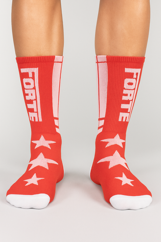 Wielersokken met ster