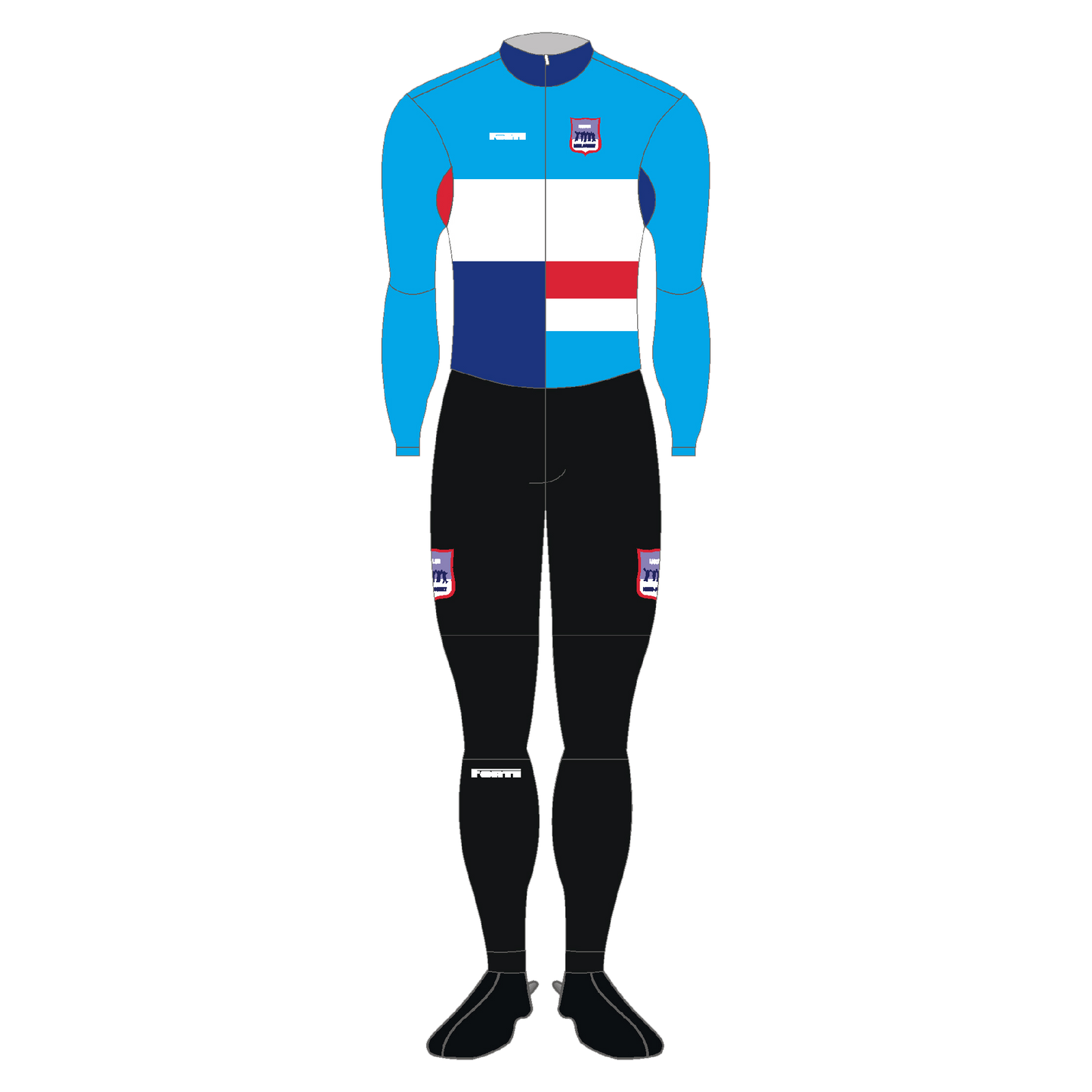 Marathonpak thermo IJsclub Kees Jongert – ultralicht en ademend pak met isolatie voor lange schaatstrainingen en wedstrijden