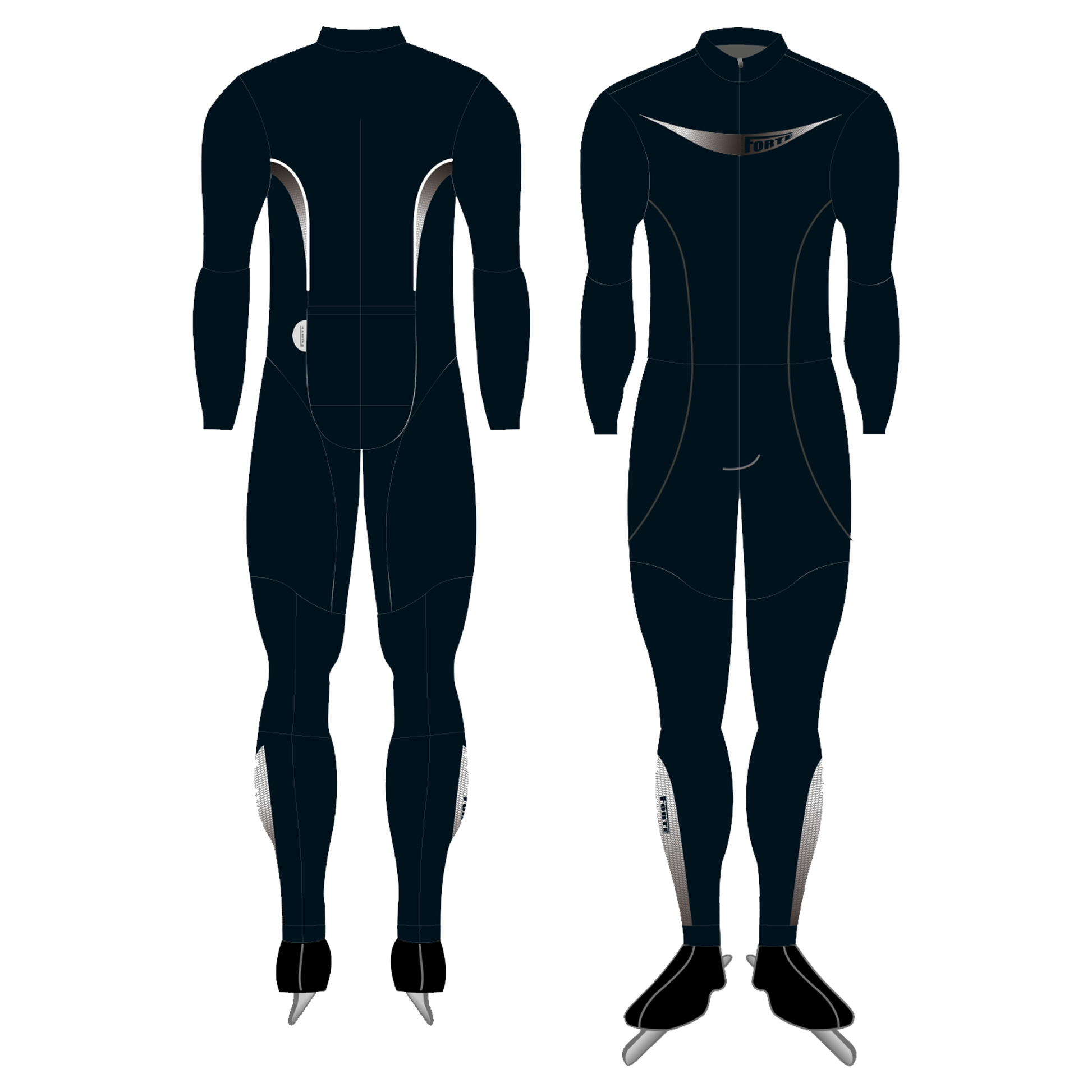 Lycra marathon schaatspak voor marathonschaatsen en ijsbaanactiviteiten