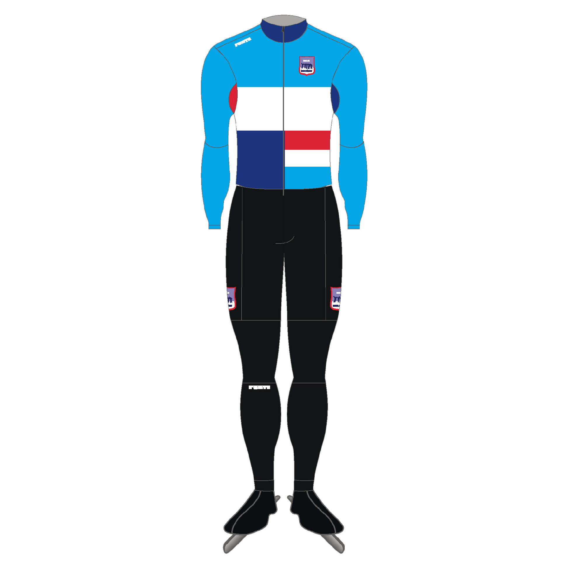 Marathonpak lycra IJsclub Kees Jongert – elastisch, aerodynamisch schaatspak voor snelheid en comfort tijdens lange marathons