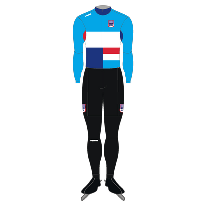 Marathonpak lycra IJsclub Kees Jongert – elastisch, aerodynamisch schaatspak voor snelheid en comfort tijdens lange marathons