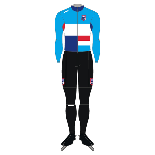 Marathonpak lycra IJsclub Kees Jongert – elastisch, aerodynamisch schaatspak voor snelheid en comfort tijdens lange marathons