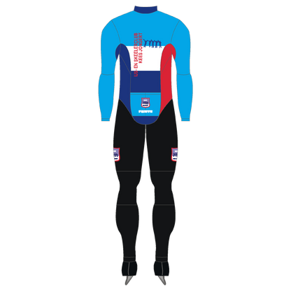 Marathonpak thermo IJsclub Kees Jongert – ultralicht en ademend pak met isolatie voor lange schaatstrainingen en wedstrijden