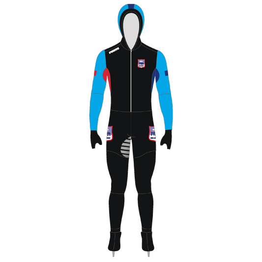 Powerstretch suit IJsclub Kees Jongert – high-performance schaatspak van uitmuntende kwaliteit voor ultiem comfort en flexibiliteit tijdens intensieve trainingen en wedstrijden