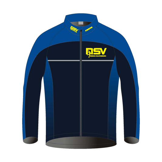 "NSV thermojack voor kunstrijden – elegant en warm schaatsjack van de Nijmeegse Schaatsvereniging, ontworpen voor figuurschaatsers die trainen in koude ijsbanen met behoud van bewegingsvrijheid