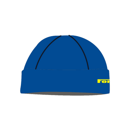 NSV muts voor langebaanschaatsen – warme en sportieve schaatsmuts met NSV-logo van de Nijmeegse Schaatsvereniging, perfect voor koude dagen op en rond de ijsbaan - zijkant