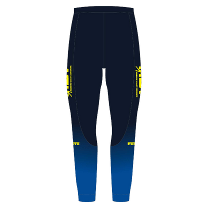NSV thermo taille voor langebaanschaatsen – warme en elastische schaatsbroek zonder bretels van de Nijmeegse Schaatsvereniging, ideaal voor trainingen op de 400-meterbaan in koude omstandigheden - foto achter