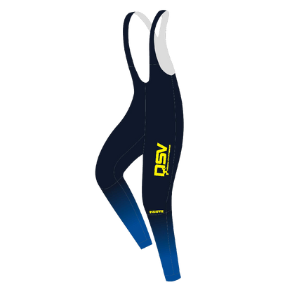 NSV thermo salopette voor shorttrack – comfortabele en isolerende schaatsbroek met bretels van de Nijmeegse Schaatsvereniging, ontworpen voor optimale bewegingsvrijheid op het ijs - zijaanzicht