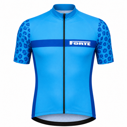Wielershirt Pro Unisex Camo Blue