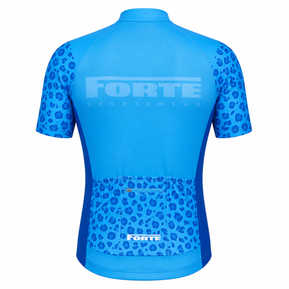 Wielershirt Pro Unisex Camo Blue