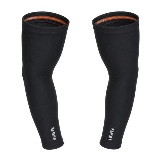 Armwarmers wielrennen - zwart met siliconen gripper - armstukken thermal