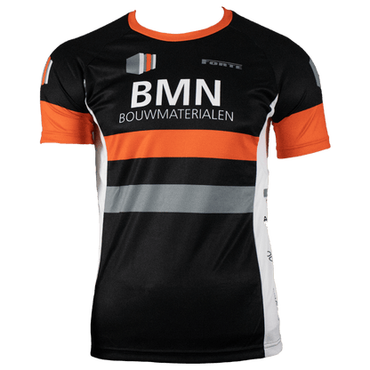 Running tee BMN Bouwmaterialen – lichtgewicht sportshirt met korte mouwen en BMN-logo voor hardlopen en fitness