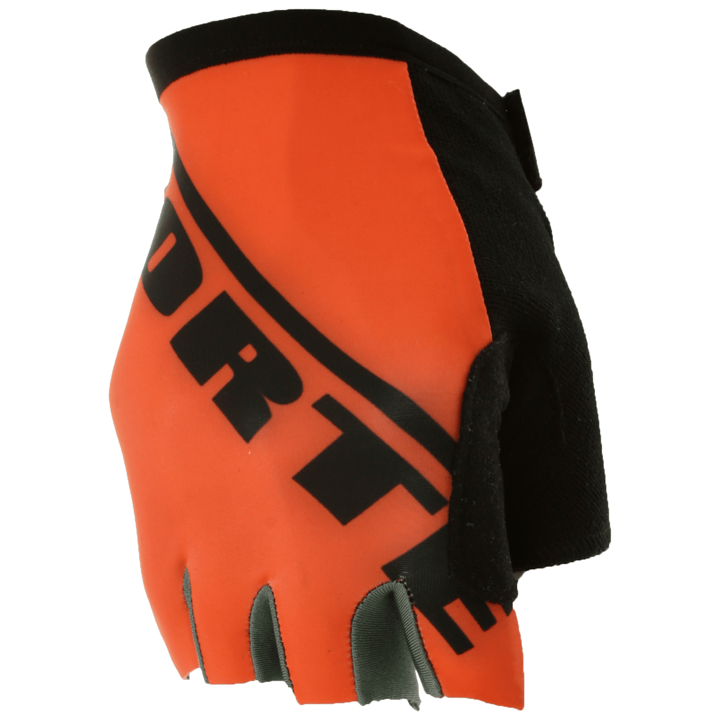 Wielerhandschoenen zomer in oranje – ademende fietshandschoenen met grip en gelvulling voor racefiets en gravelbike.